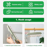 Hanger for Closet, Plastic Underwear Suspender Hanger, Multifunctional Clothes Hanger - Digit Lounge