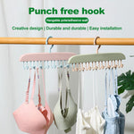 Hanger for Closet, Plastic Underwear Suspender Hanger, Multifunctional Clothes Hanger - Digit Lounge