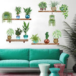 Plants Monstera Leaf Wall Creative Wall Stickers (Pack of 4) - Digit Lounge