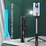 Extendable Flash 3-in-1 Selfie Stick Tripod with Bluetooth Remote - Digit Lounge