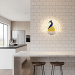 Acrylic Peacock Wall Lights