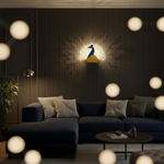 Acrylic Peacock Wall Lights
