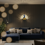 Acrylic Peacock Wall Lights