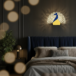 Acrylic Peacock Wall Lights