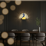 Acrylic Peacock Wall Lights