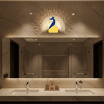 Acrylic Peacock Wall Lights